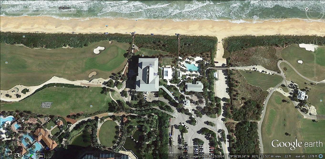 Hammock Beach Club Lodge 2014 - Google EArth